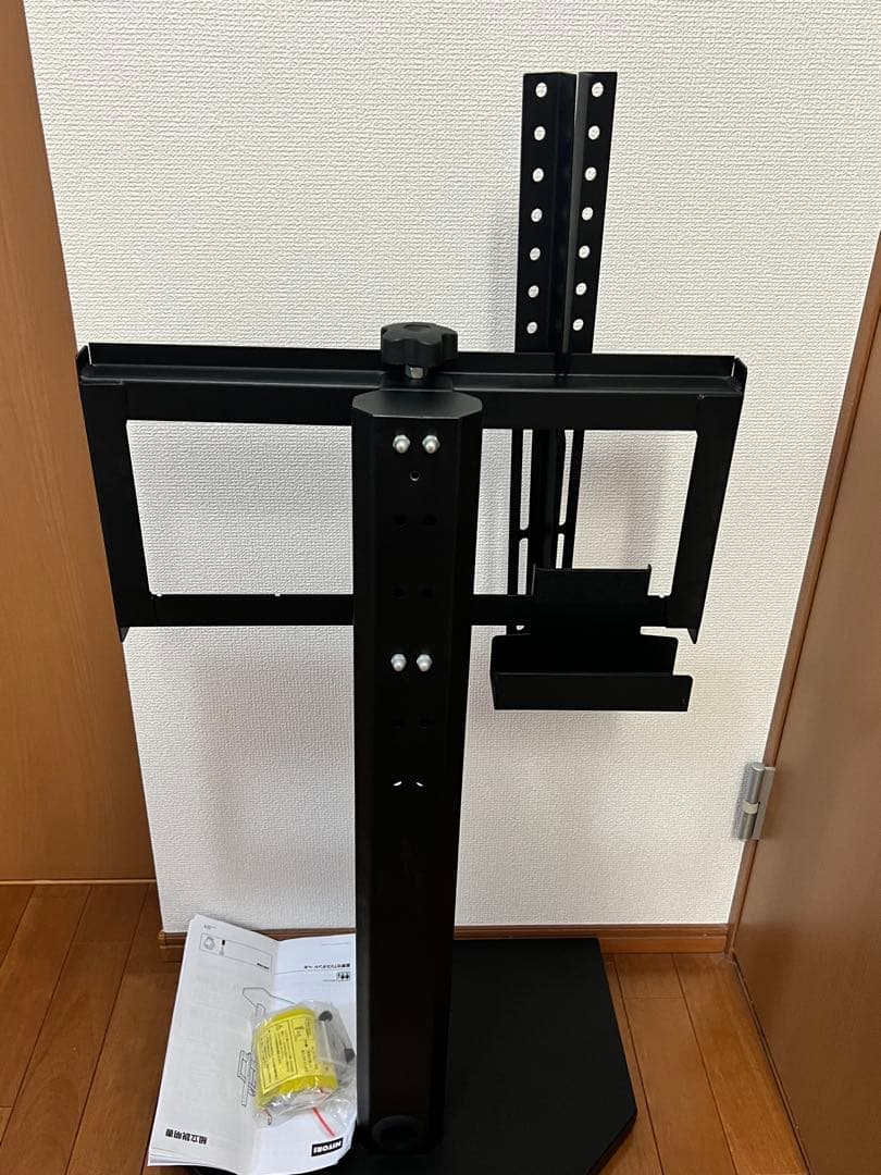 ニトリ 壁寄せTVスタンド ヘキ ブラック