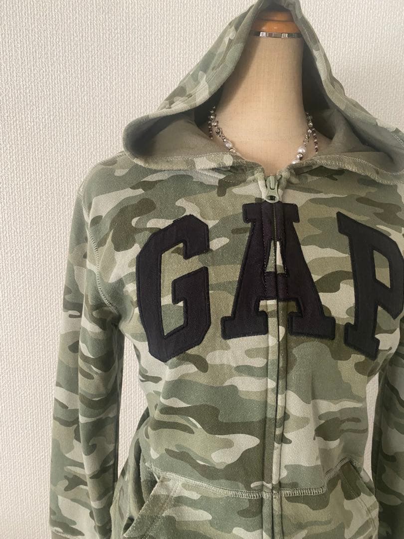 GAP パーカー 迷彩 平成ギャル 森ガール フェアリーグランジ y2kサブカル