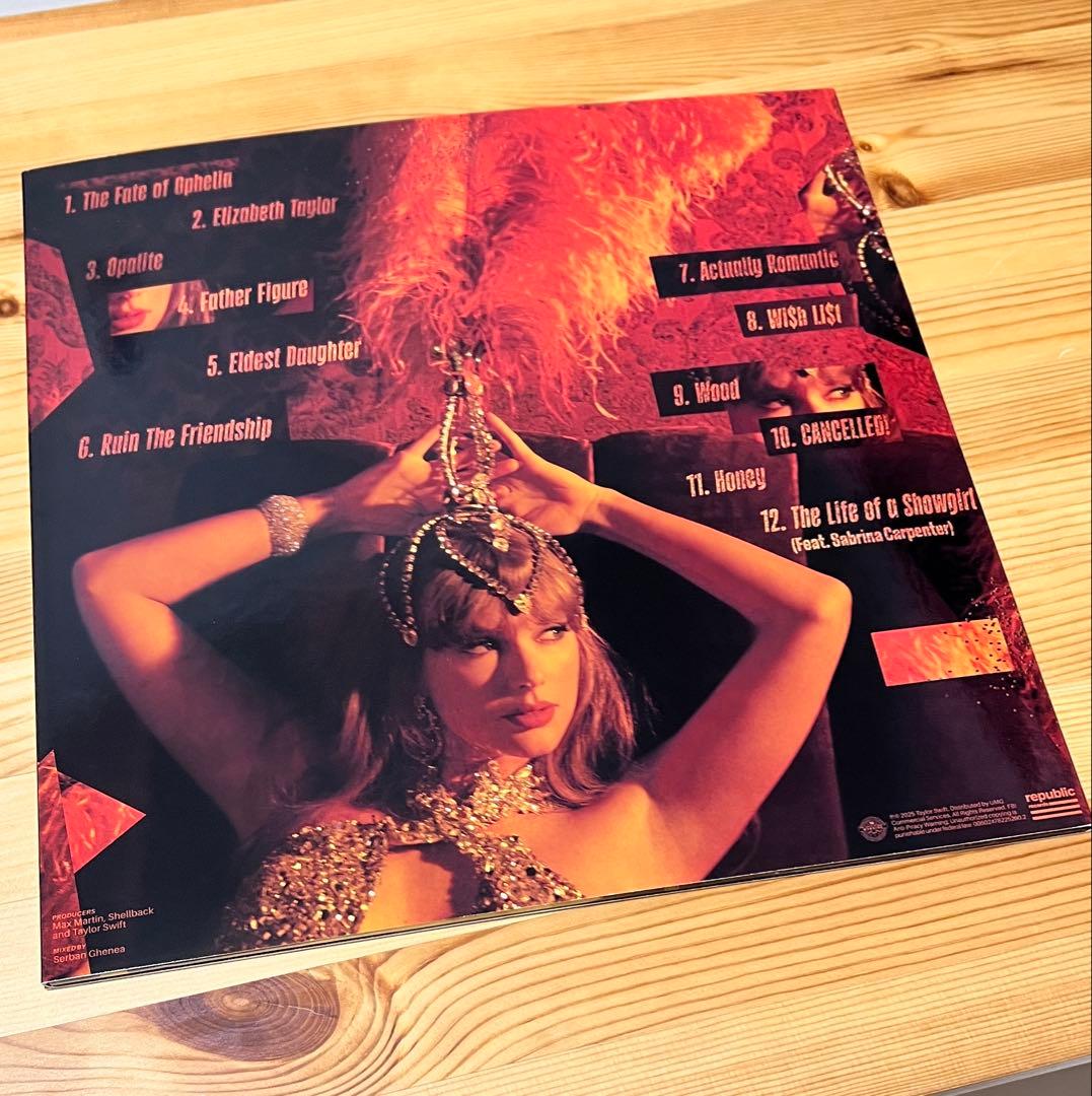 テイラー・スウィフト「The Life Of A Showgirl」+ ポスター