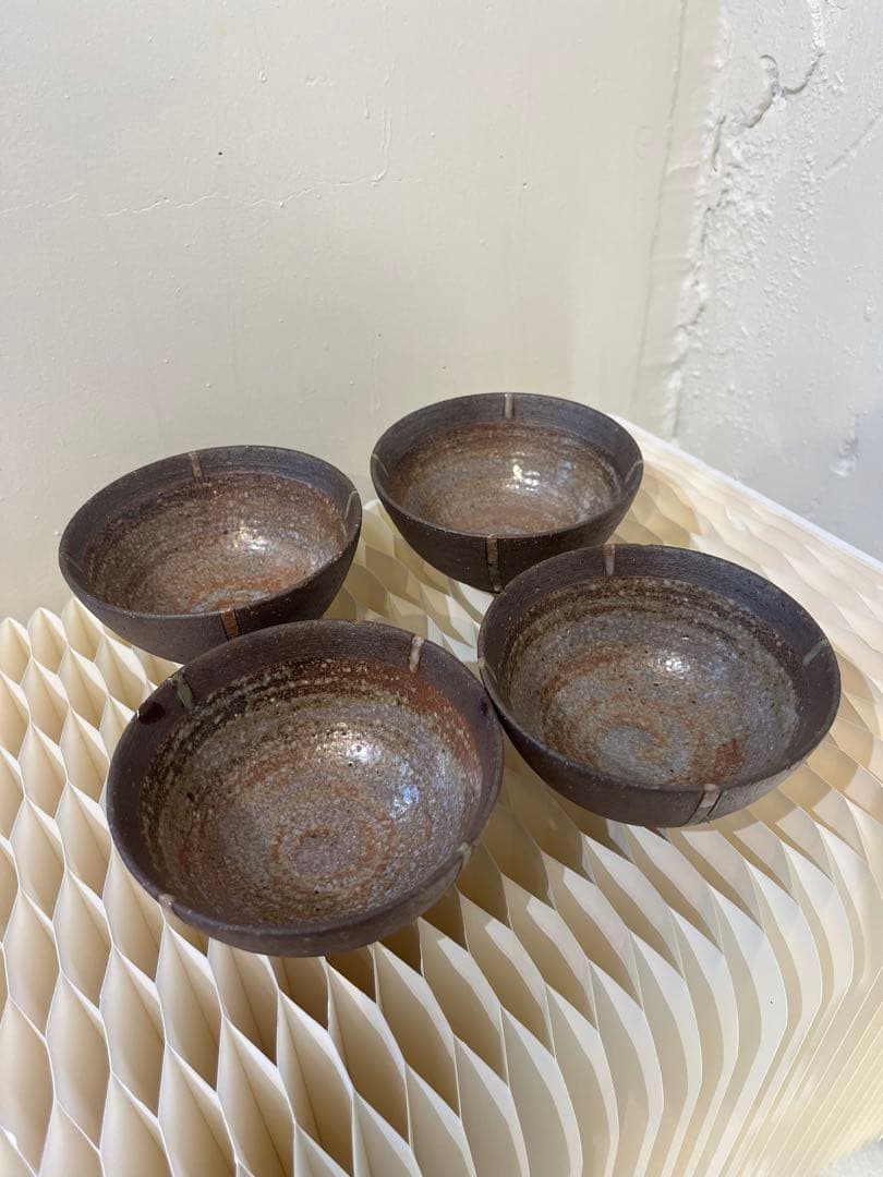 萬井護 象嵌 小鉢 4客セット