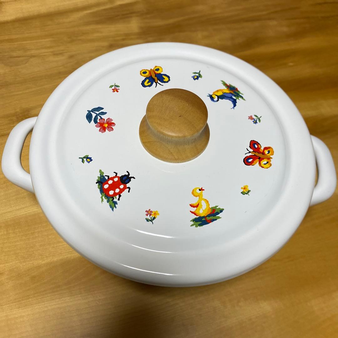 【美品】 フェイラー ハイジ ホーローキャセロール 両手鍋 18cm