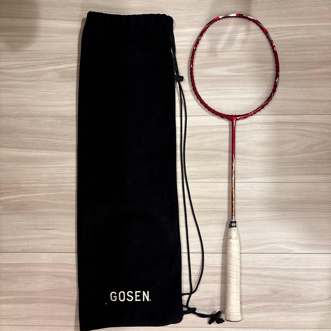 GOSEN バドミントンラケット 赤