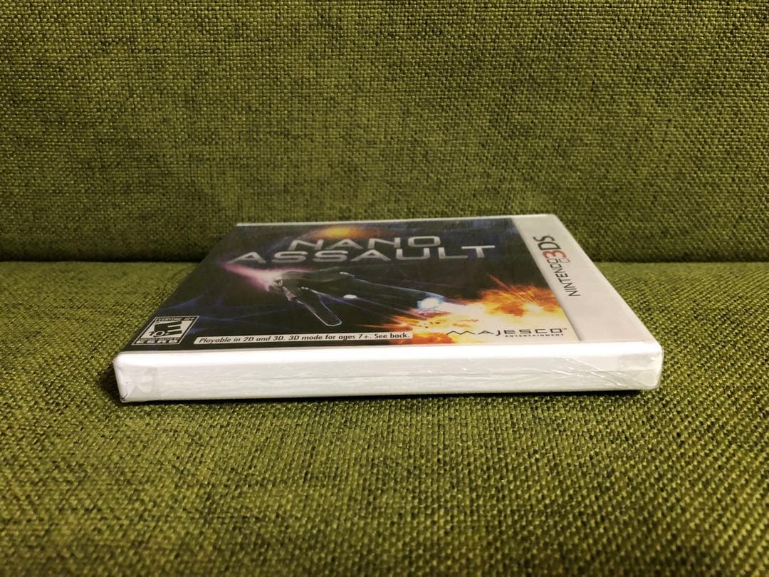 海外版　新品未開封シュリンク付き　ナノアサルト　3DS