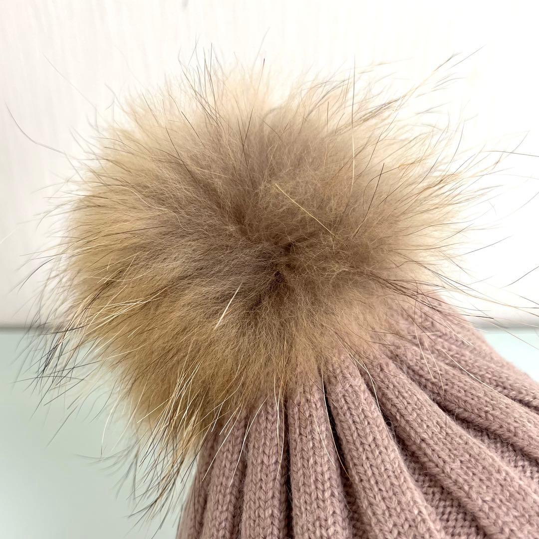 『未使用級』MONCLER モンクレール ニット帽　ニット フォックス