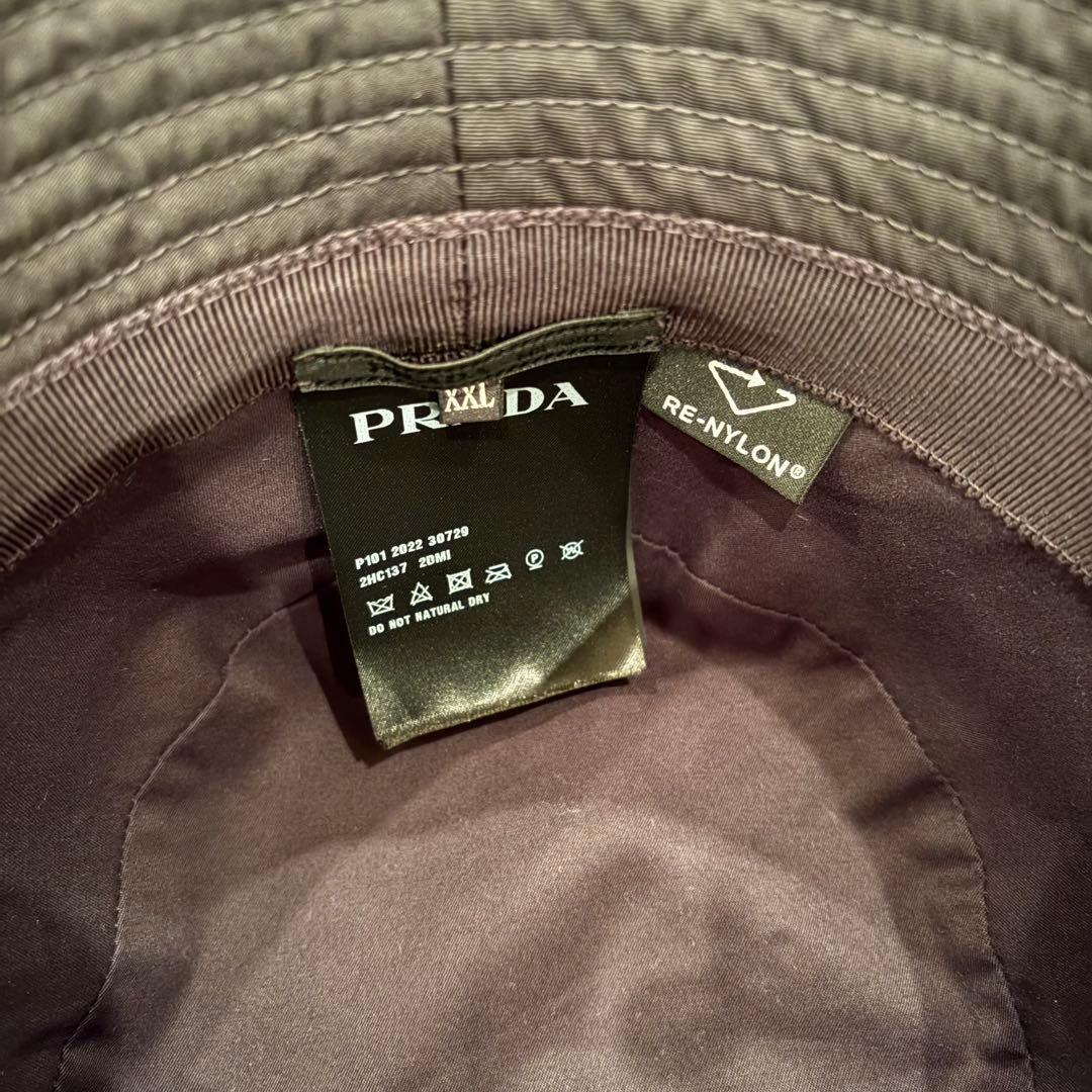PRADA ブラック バケットハット XXL