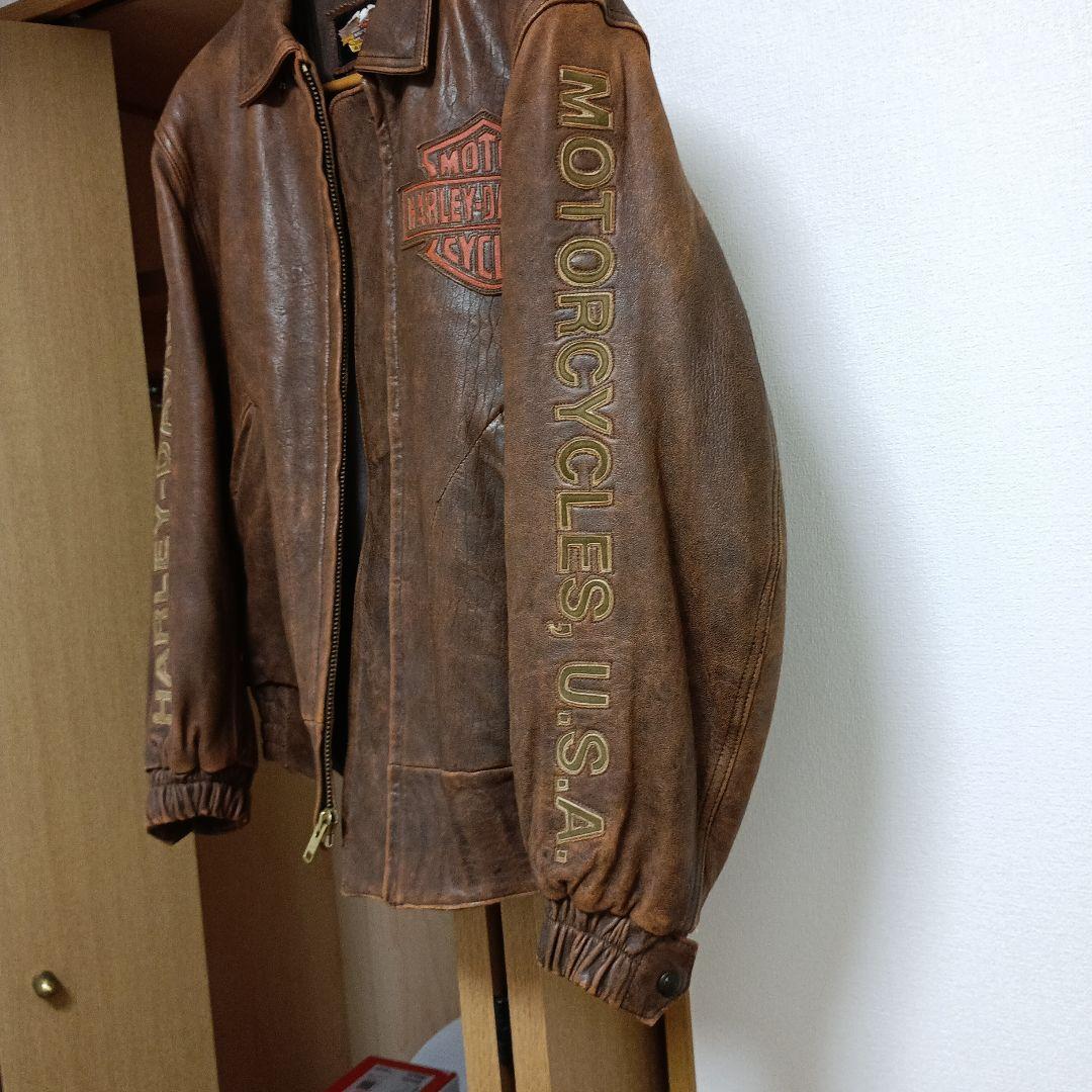HARLEY-DAVIDSON レザージャケット ブラウン