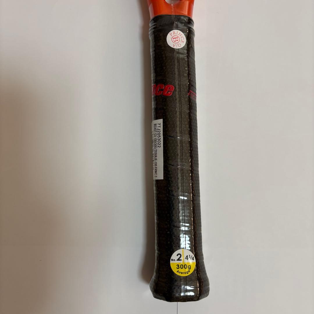 新品　硬式テニスラケット Prince BEAST O3 100 300g G2