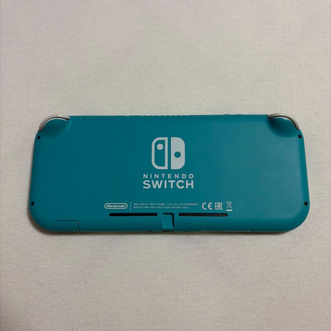 【美品】Nintendo Switch Lite ターコイズ 本体 充電器箱付