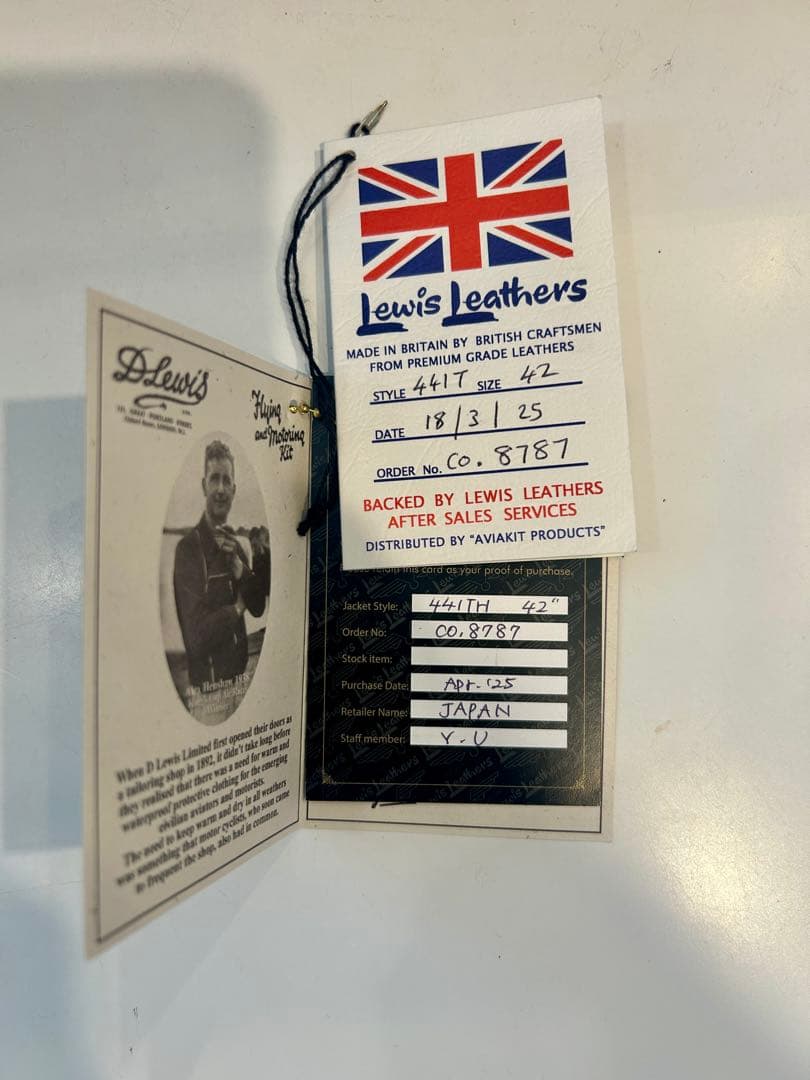 Lewis Leathers ルイスレザー　サイクロン　441T 42
