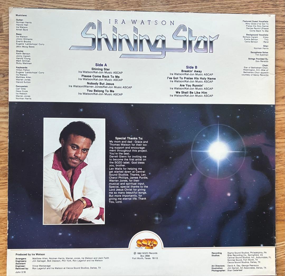 洋楽 IRA WATSON / Shining Star