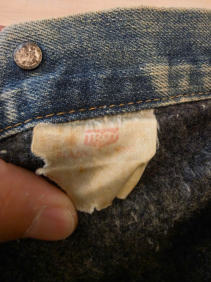 ◎70年代 リーバイス 70505 スモールe 玉数の少ないブランケット