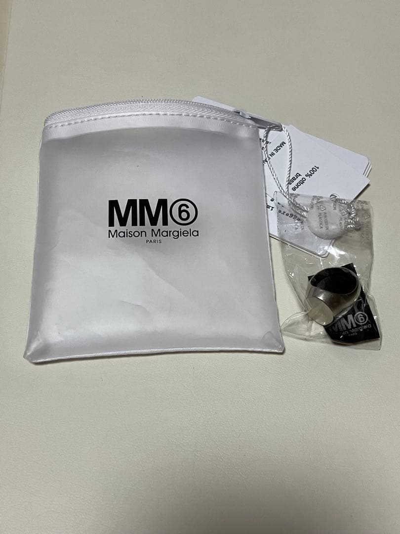 4メゾン マルジェラ MM6 シュバリエ リング シルバー レディース