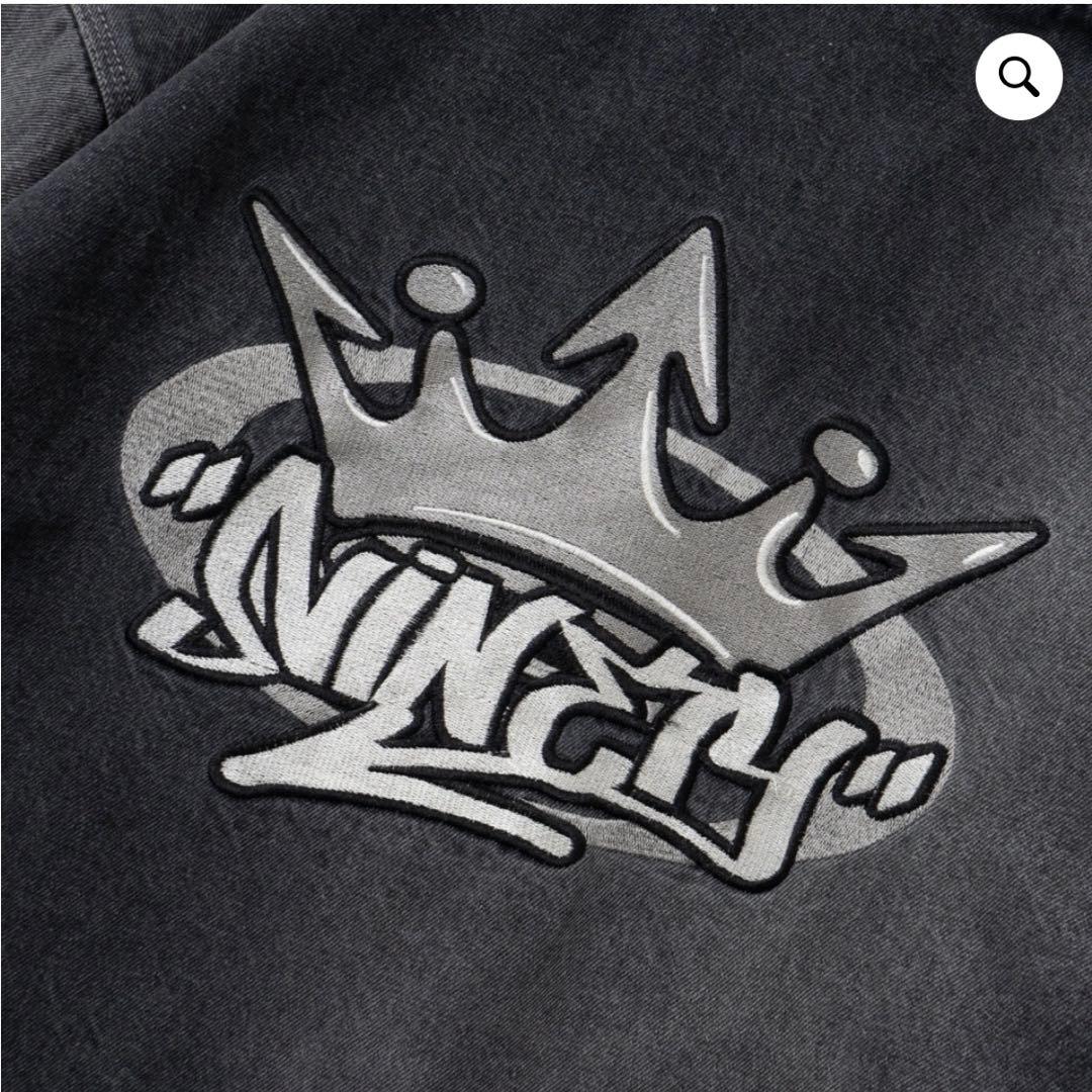 ジャケット・アウター 9090 King Logo Denim Quilted Jacket