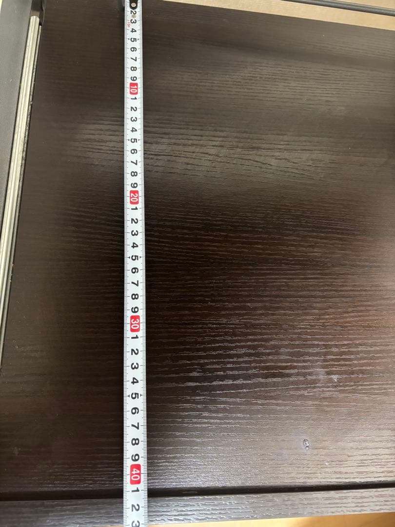 【引越し直前のため5日間限定出品】ニトリ ダークブラウン レンジ台 収納