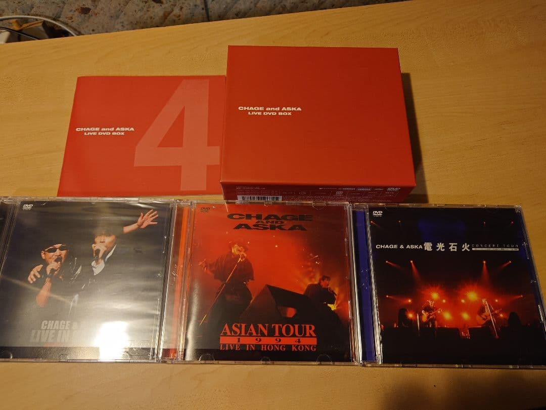 ☆極美品☆CHAGE and ASKA LIVE DVD BOX 4