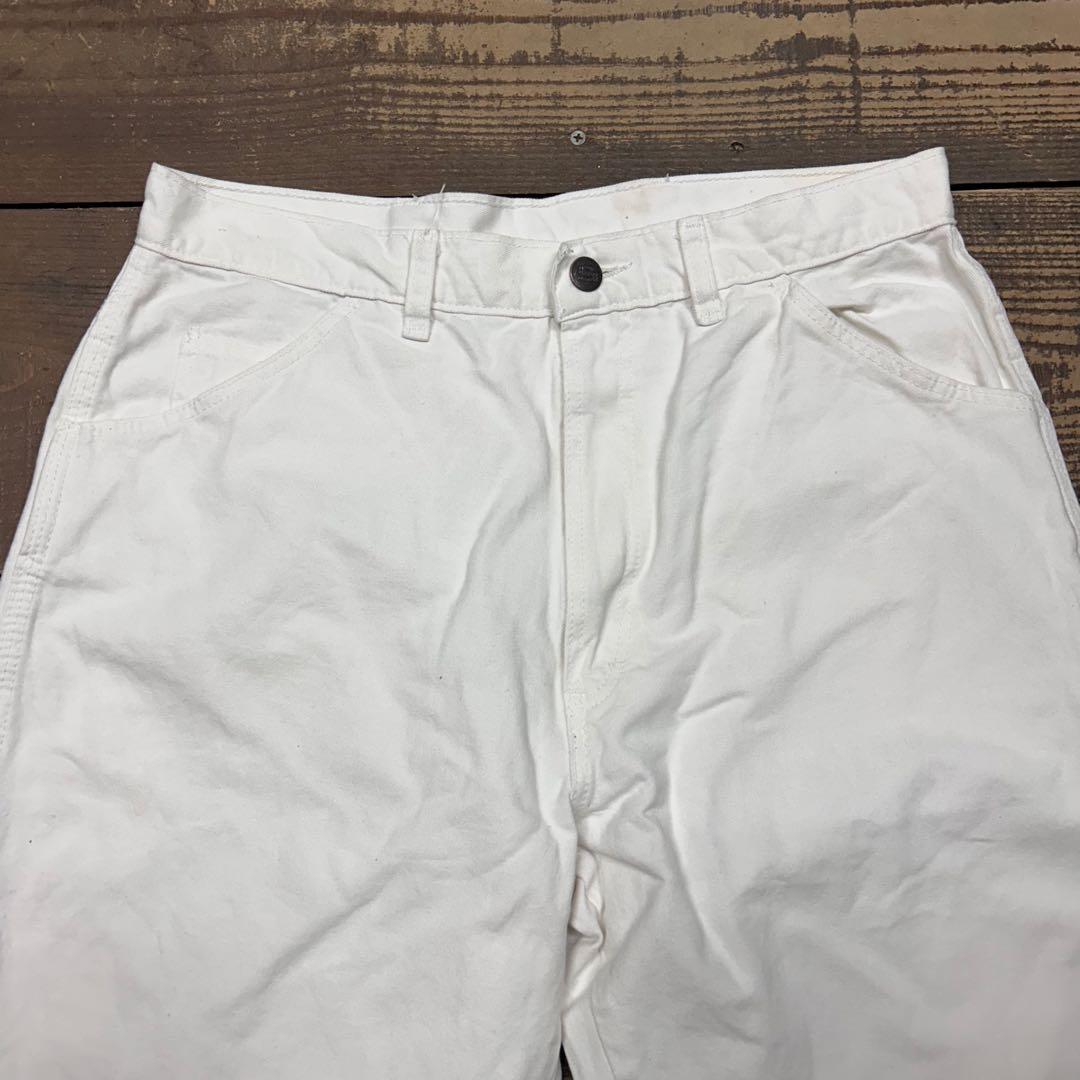 希少カナダ製 Dickies 1953 白ペインター W31/L30