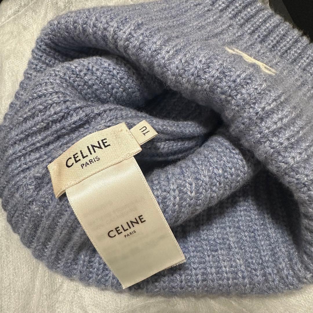 セリーヌ CELINE トリオンフ ニット帽 ヘリテージカシミア