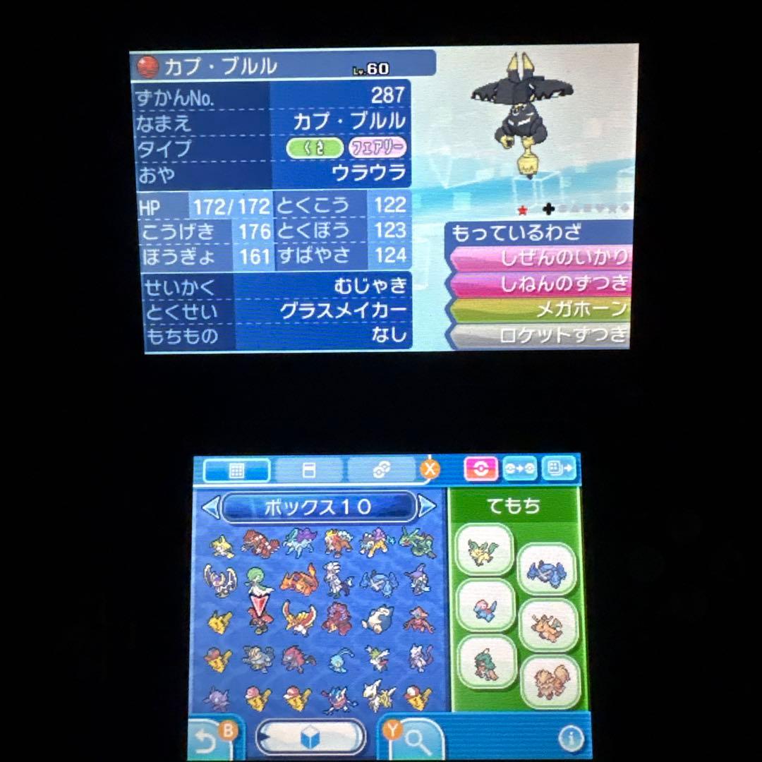 シ*佐様 配布ポケモン多数所持　ポケットモンスター ムーン