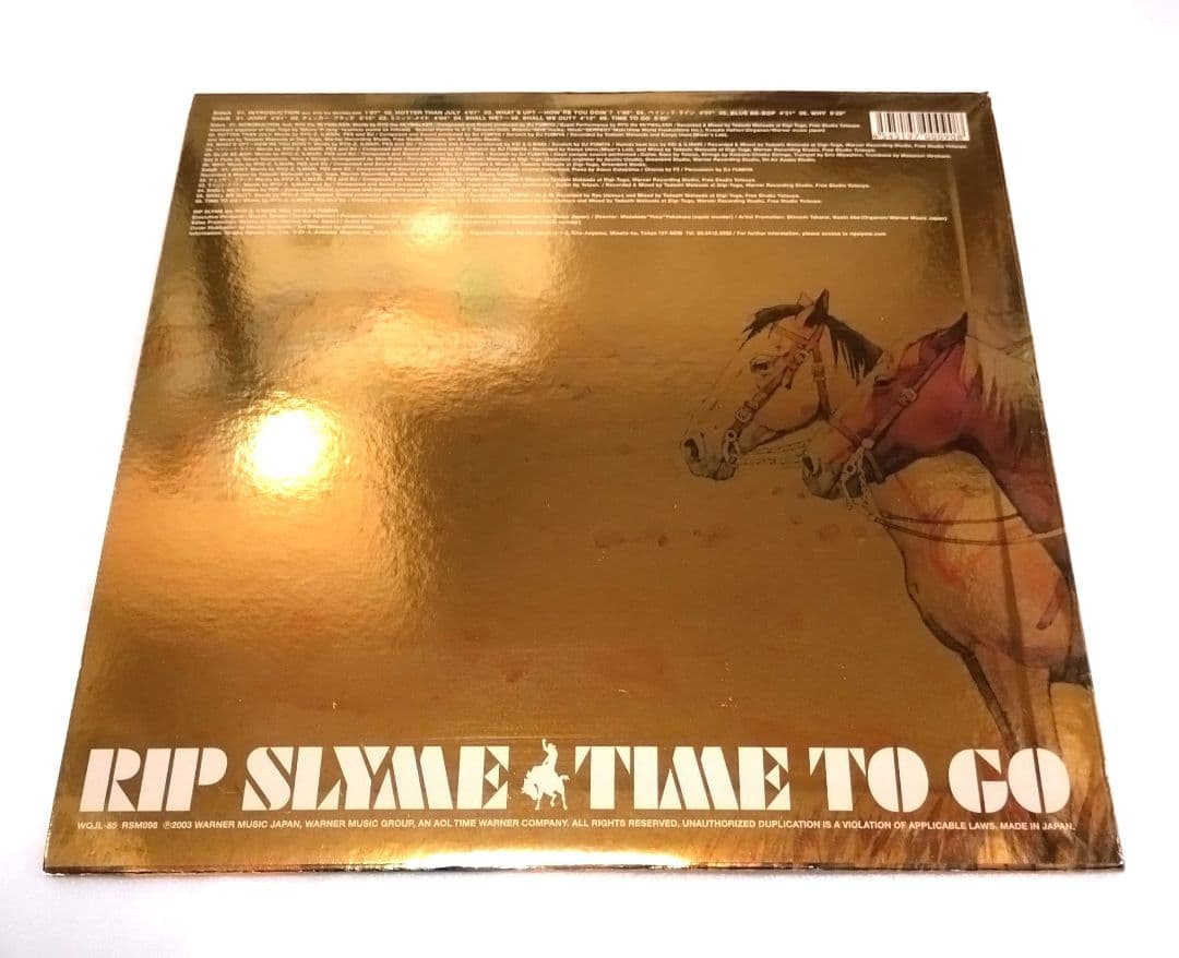 LPレコード RIP SLYME TIME TO GO