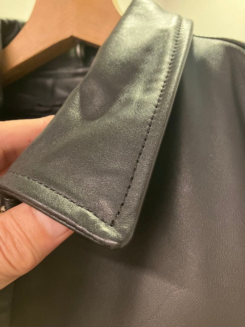 南海部品シングルライダースジャケット　XL