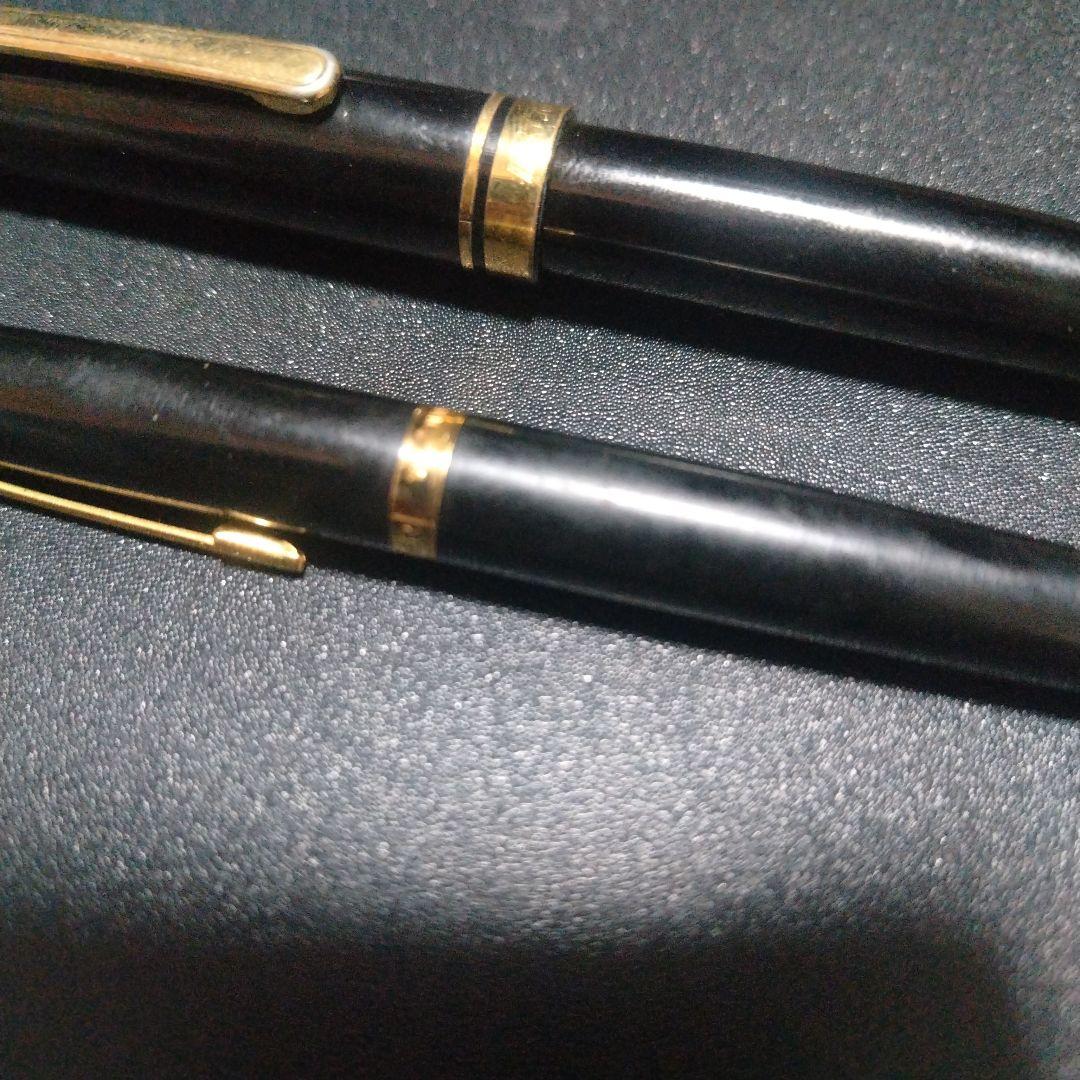 14K PARKERE 黒い万年筆 2本セット ジャンク