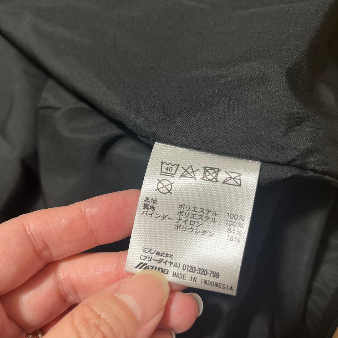 ミズノプロ⭐︎フリースジャケット　XO 未使用　フード　ブラック　黒