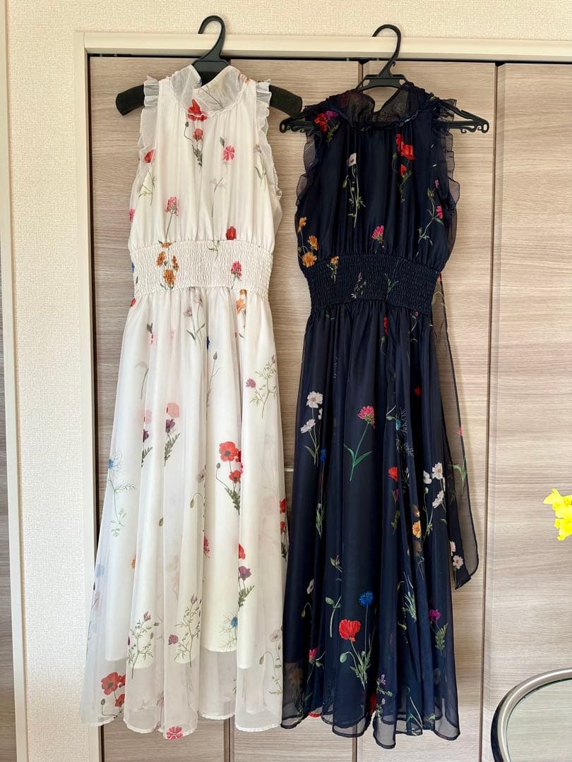パリジェンヌ様用❤︎ SNIDEL ❤︎バックリボンシフォンワンピース