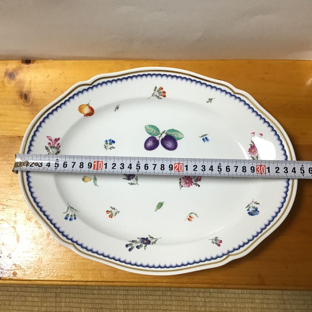 リチャードジノリ　オーバル大皿　ベッキオフルーツ