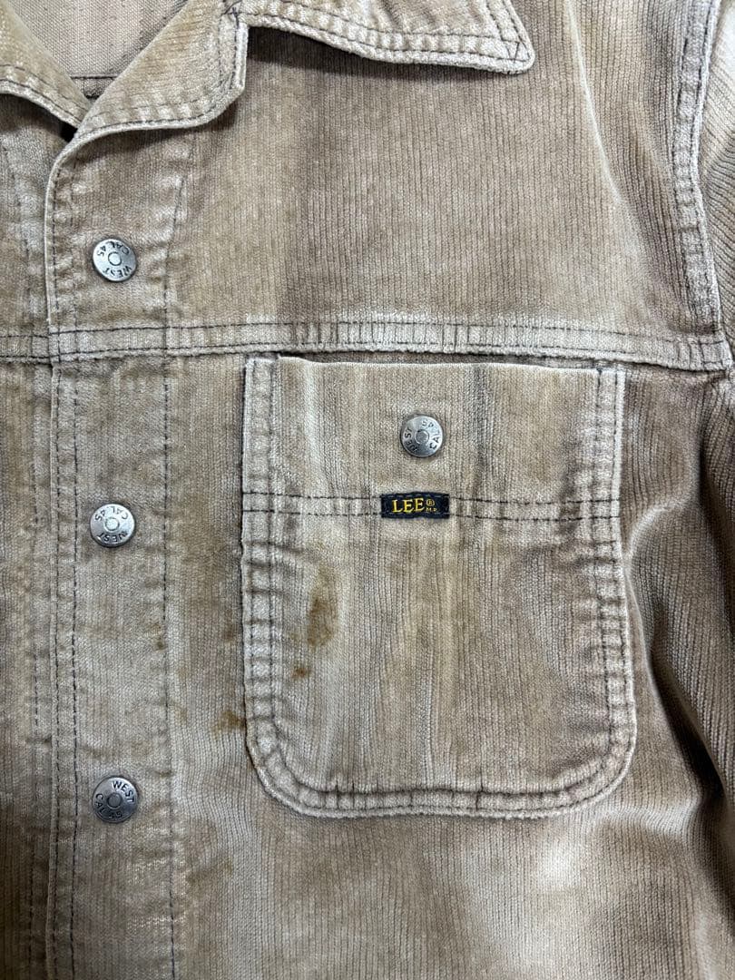 70s Lee コーデュロイ トラッカージャケット USA製 ヴィンテージ