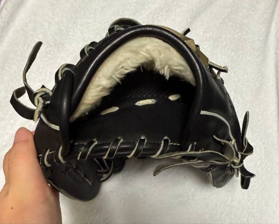 未使用 Mizuno Global Elite ブラックグローブ 大人 軟式用