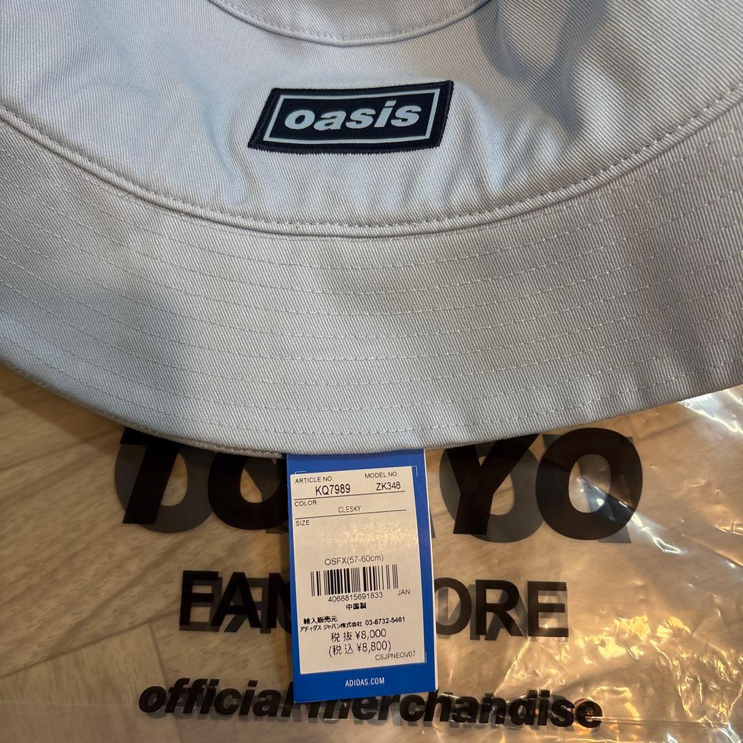 【新品】adidas × Oasis バケットハット ショップバッグつき