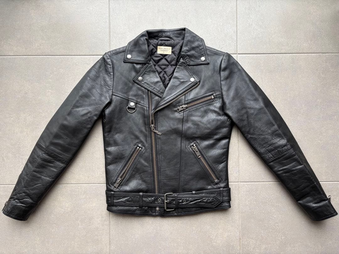 ヌーディージーンズ Nudie Jeans ライダースジャケット S