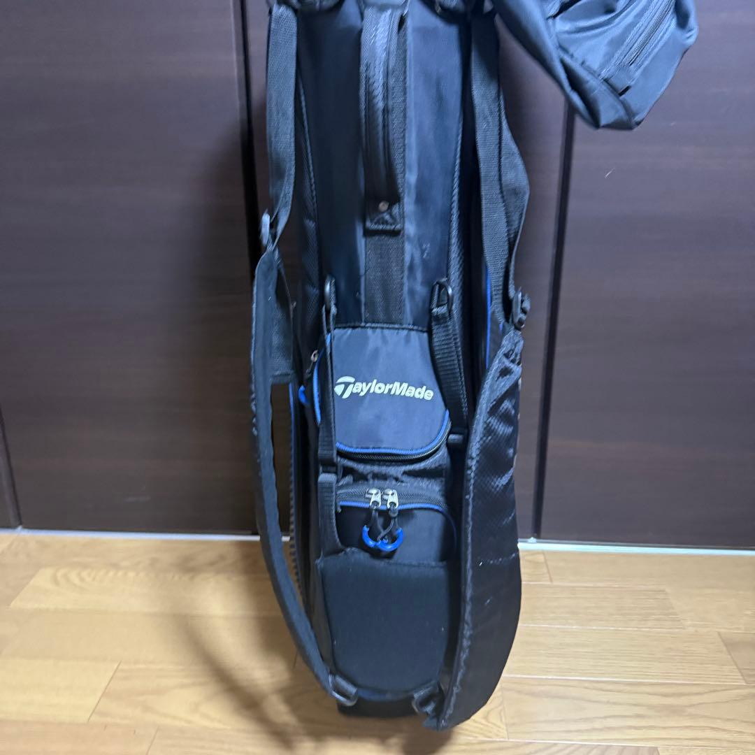 TaylorMadeスタンド式 キャディバッグ ゴルフバッグ 黒/青