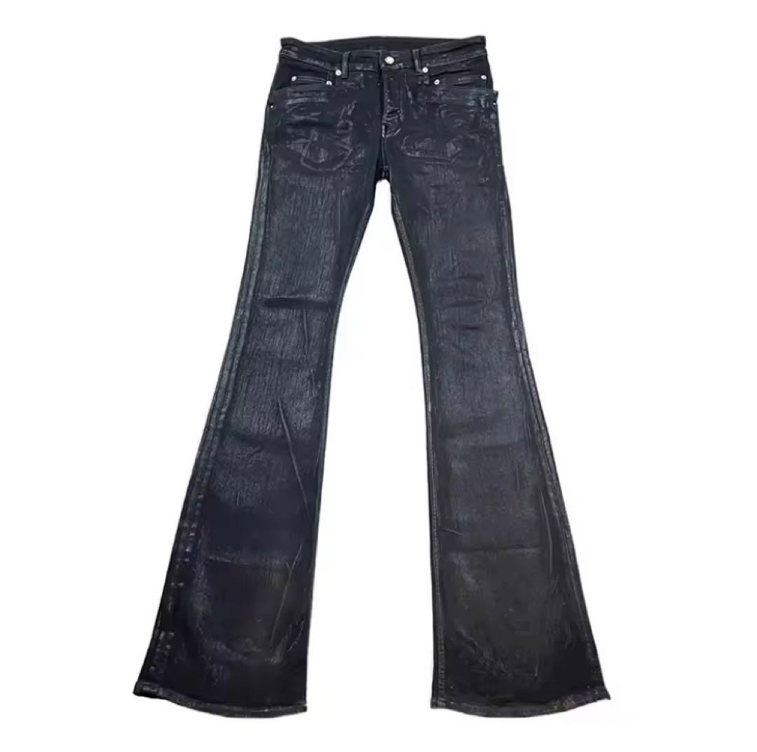 Opium ワックスフレアデニム swag Rick Owen's