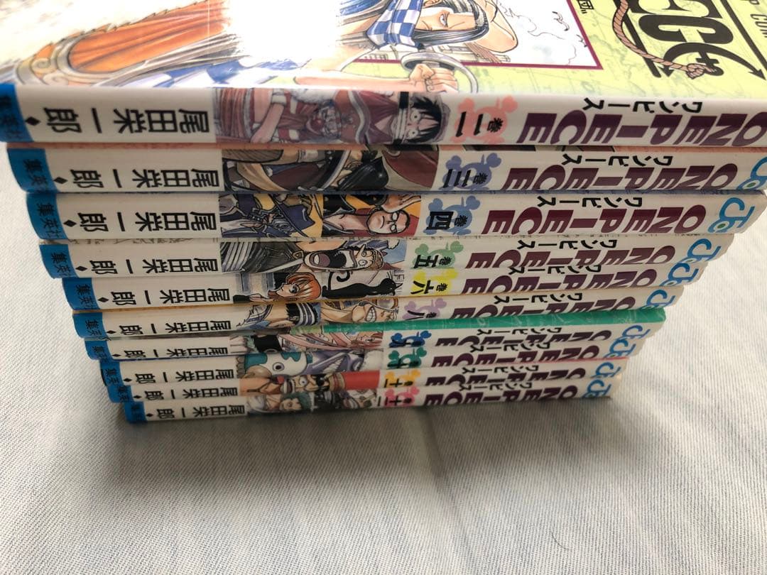 ONE PIECE(ワンピース) 尾田栄一郎 2~12巻(7巻抜) 全初版本