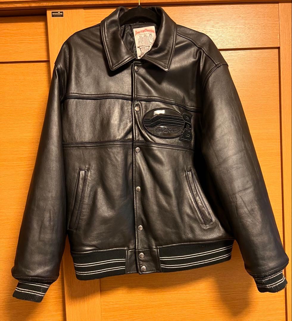 アビレックス　ブラックレザージャケット