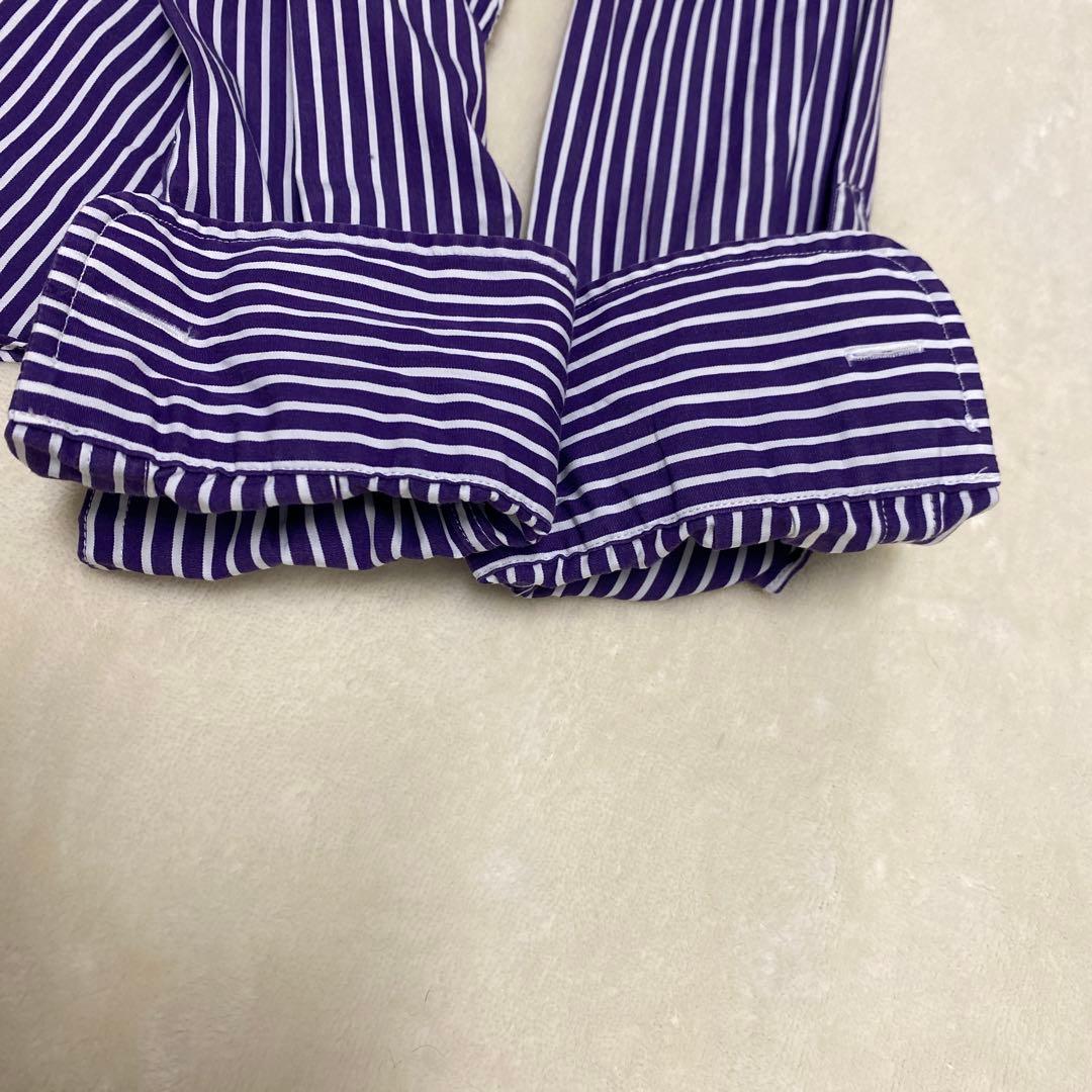 極美品 ラルフローレン 長袖シャツ ストライプ　M