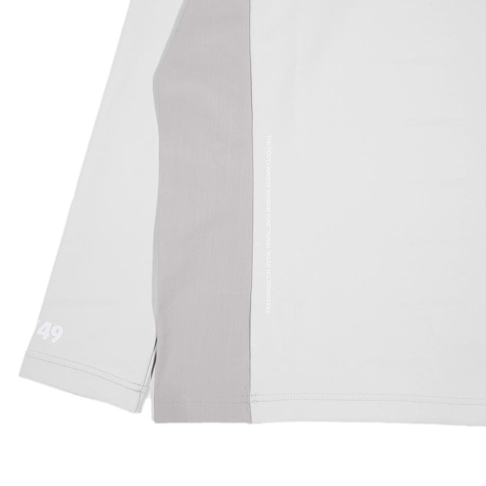 新品☆TFW49☆SIDE PANEL LONG SLEEVE MOCKNECK