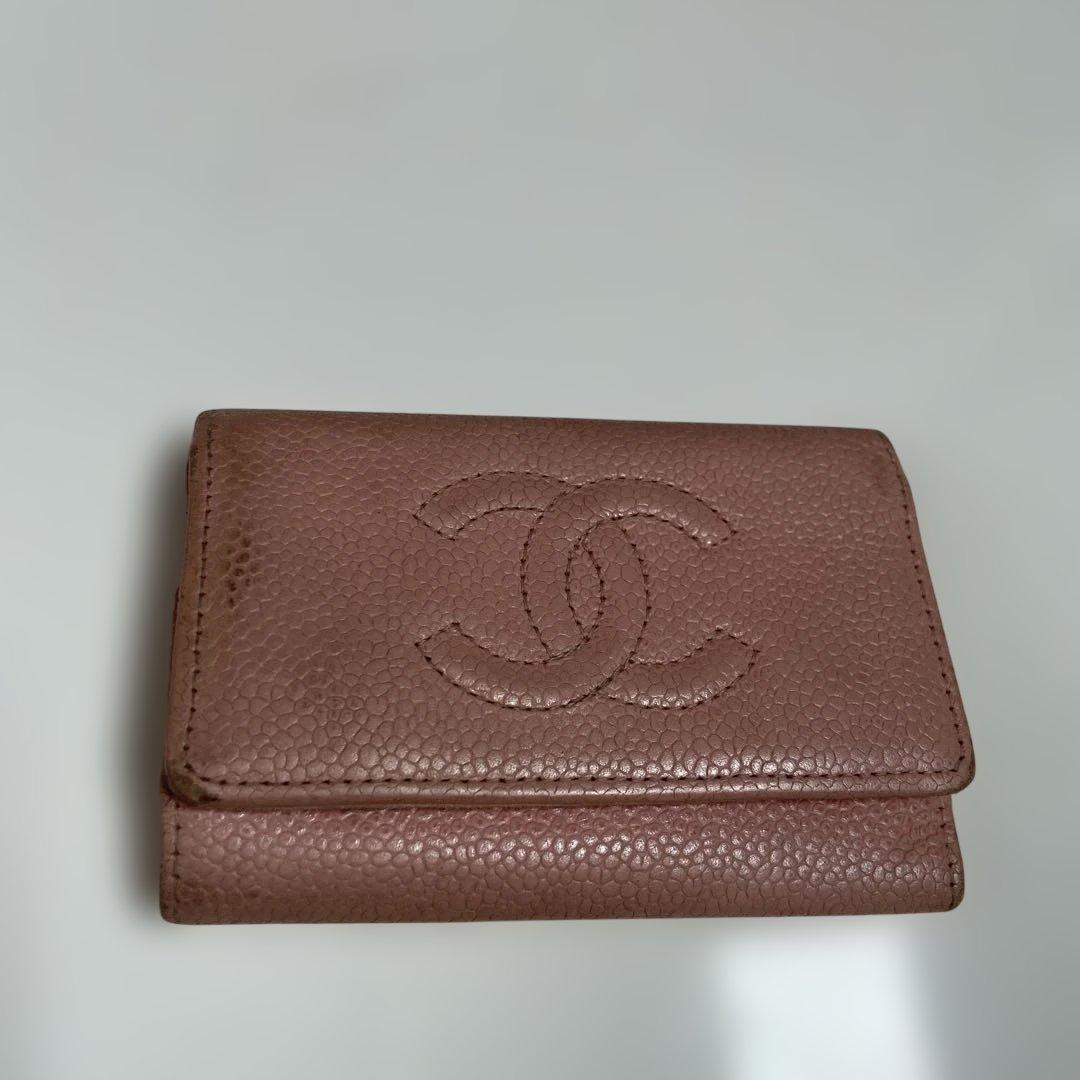 CHANEL キーケース キャビアスキン