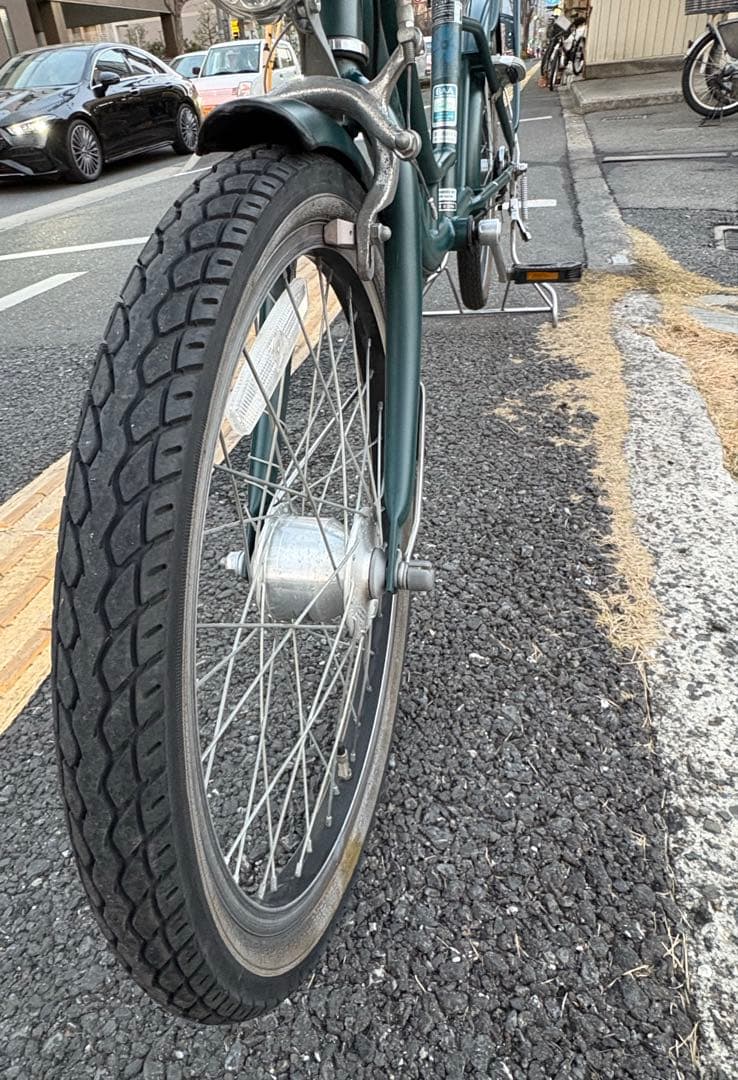 中古非電動　3人乗り対応自転車　内装3速オートライト