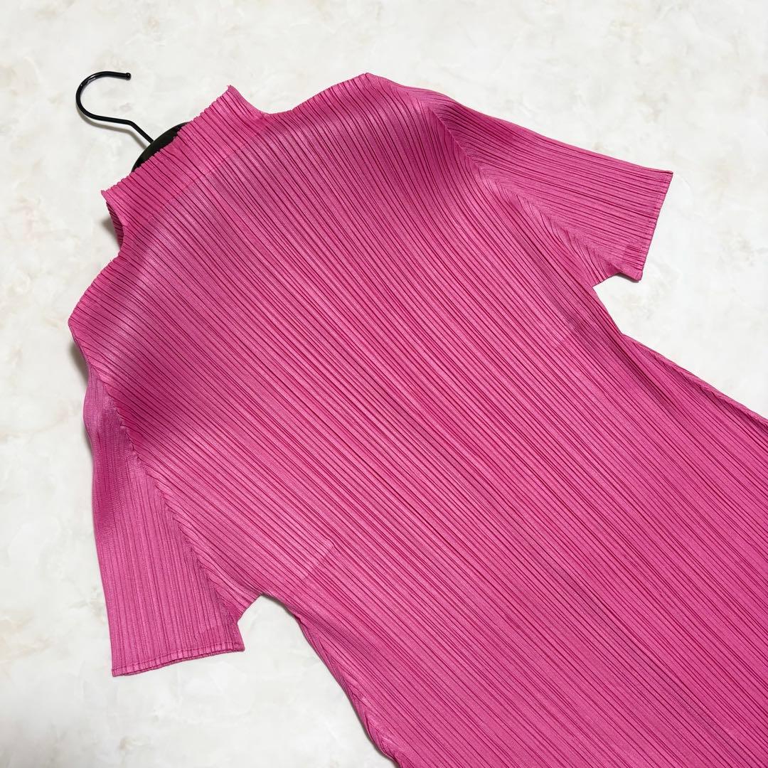 大きいサイズ✨極美品 PLEATS PLEASE シャツワンピース ロング 5