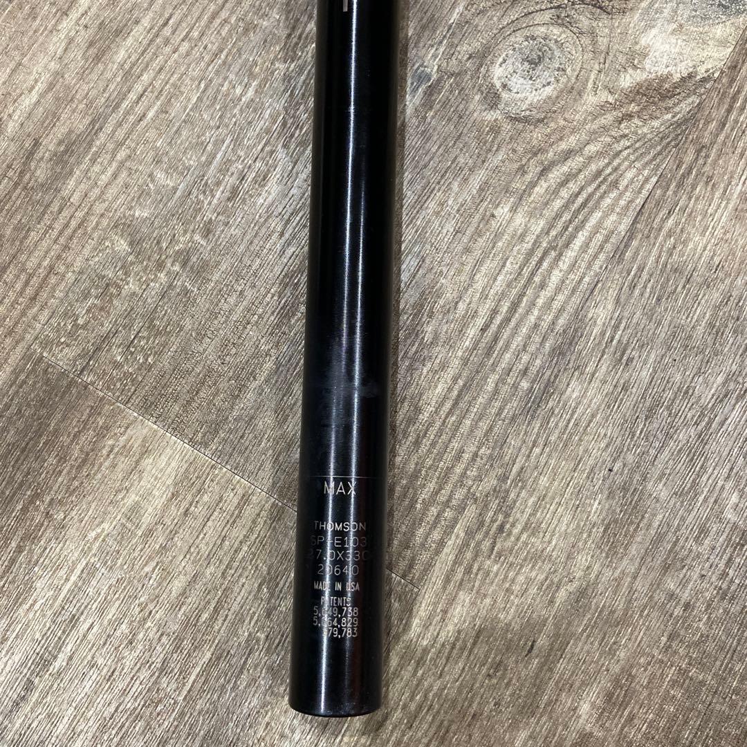 トムソン THOMSON エリート Elite シートポスト 黒 Φ27.0