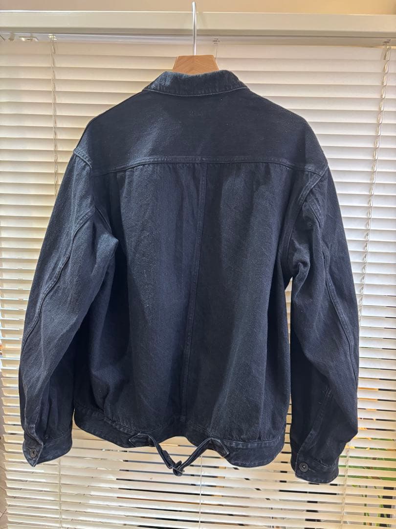 comoli 24ss デニムジャケット black size3