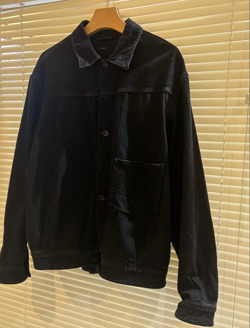 comoli 24ss デニムジャケット black size3