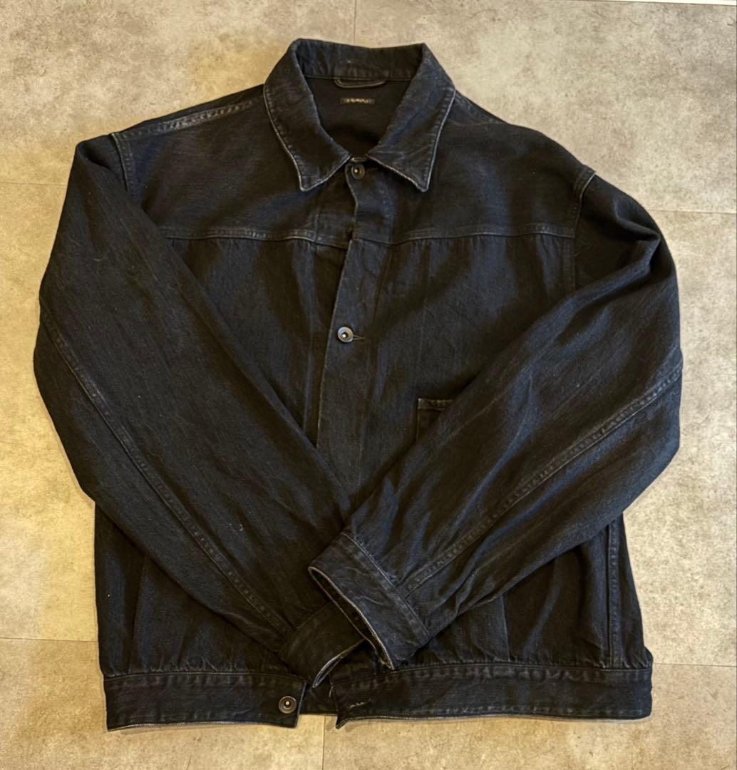 comoli 24ss デニムジャケット black size3