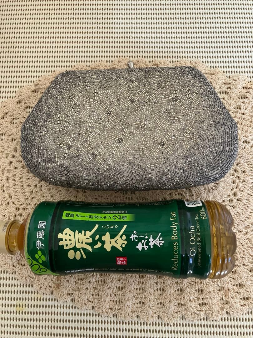 美品♪ヴィンテージ【WAKO】銀座和光★ビーズバック／パーティー／がま口バック★