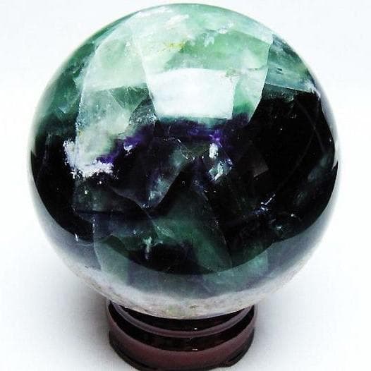 【本物保証】虹入り フローライト 1.5kg 丸玉 スフィア 天然石 送料無料