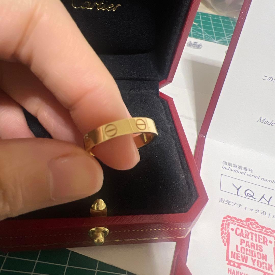 専用　Cartier ミニラブリング ラブリング スモールモデル　K18YG