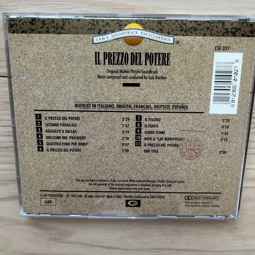 IL PREZZO DEL POTERE サウンドトラック