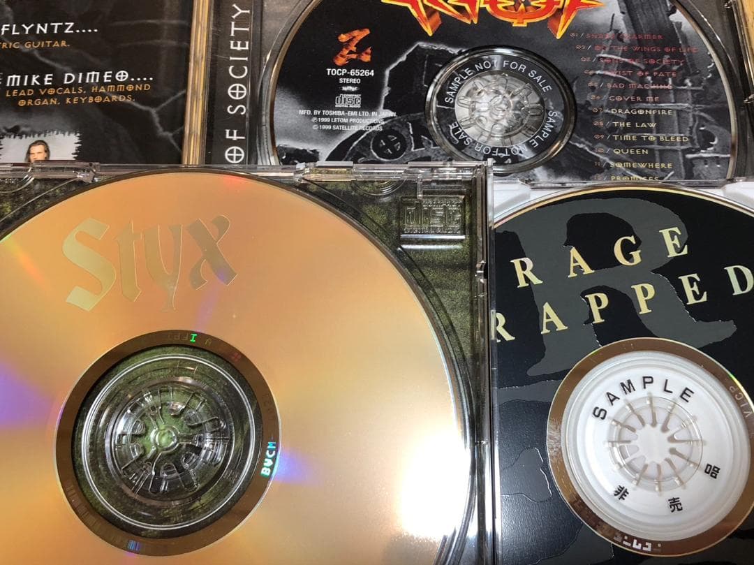 CD　ロック　メタル　プロモ　10タイトル